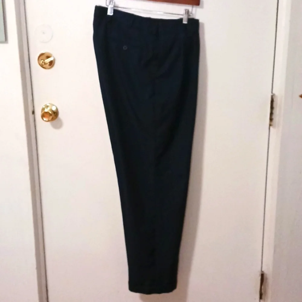 Navy Blue Men's Dress Pants - Picture 4 of 10